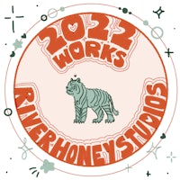 the logo for 2022 works river honey studios